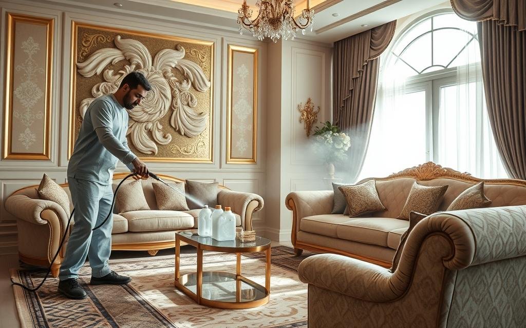 تنظيف مجالس بالرياض بالبخار شركة لمعة
