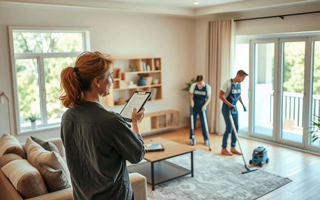 مسؤولياتك قبل وأثناء وبعد تنفيذ خدمة تنظيف